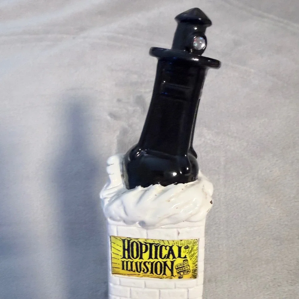 Vintage‎ Blue Point Hoptical Illusion IPA Beer Tap Handle Lighthouse 15
